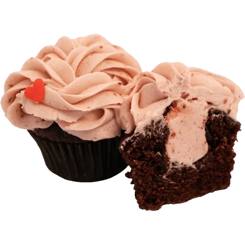 Chocolate berry cupcake
