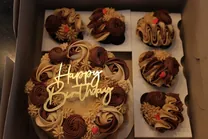 Custom cupcakes baked by Heart and Home Cupcakes